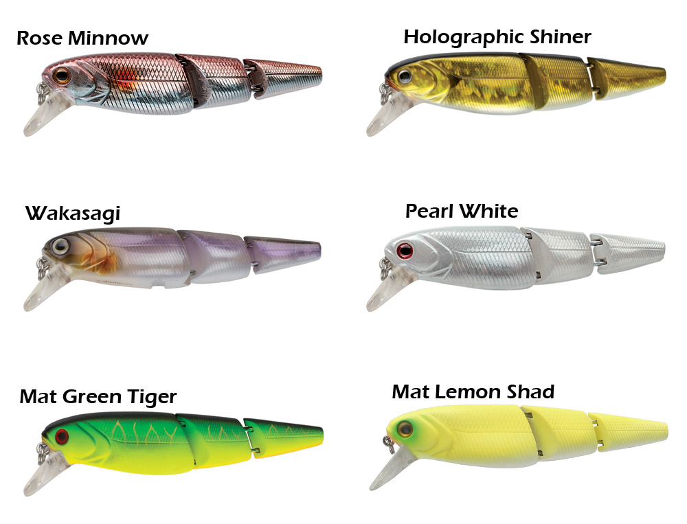 Vieux Leurre Rebel Joint Minnow J10 – 3 1/4 Oz Violet Argenté J105 – Pêche Eau Douce
