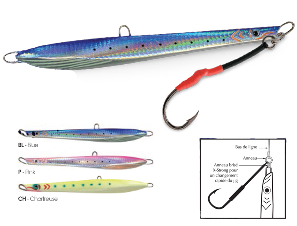 Leurre De Pêche Jig Williamson Abyss – 100g – Orange – Neuf – Pêche En Mer