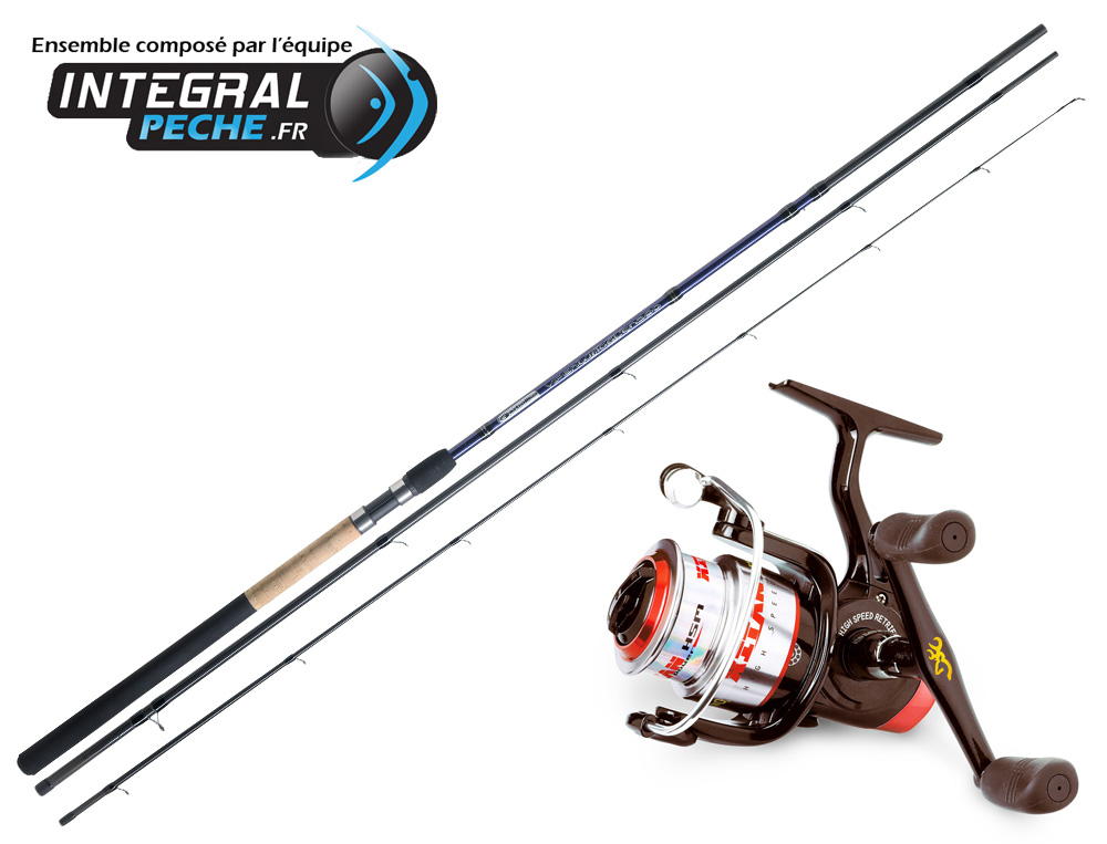Pack Pêche Garbolino : Canne Bullet Match 3M90 + Moulinet Anglaise/feeder – Neuf