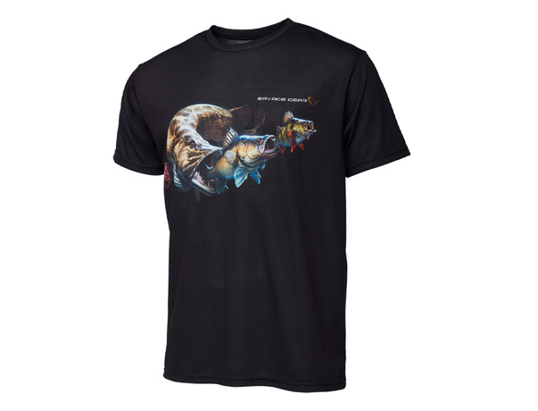 T-Shirt Savage Gear Cannibal Noir