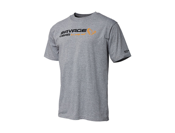 T-Shirt  Savage Gear Signature Gris