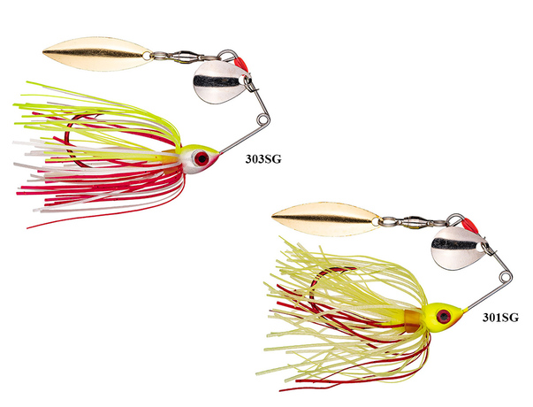 Mini-King Spinnerbait Strike King Bleeding Bait