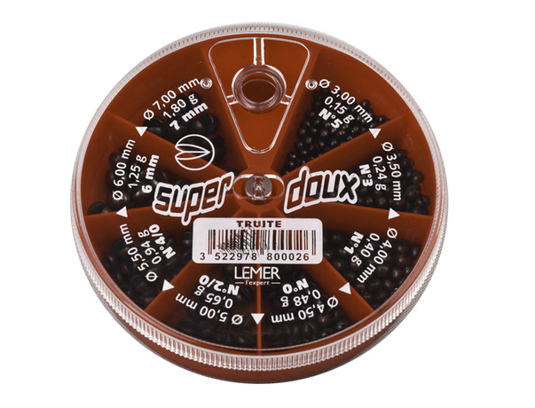 Boîte distributrice Lemer 8 cases truite