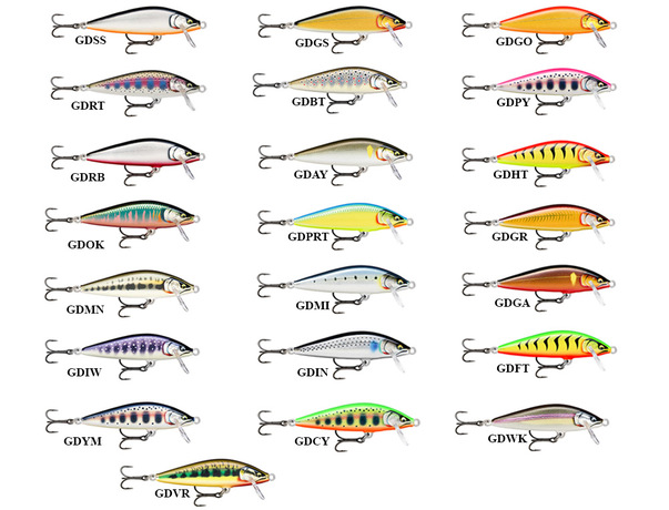 Leurre Rapala Coutdown Elite 5.5cm