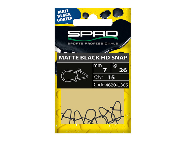 Agrafe Spro Noir Mat HD