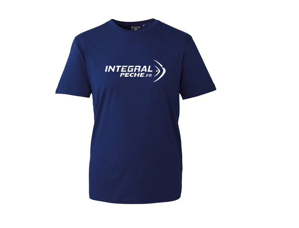 T-shirt Logo Intégral Pêche Navy