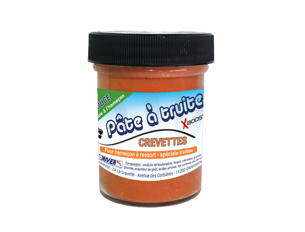 Pâte à truite Proriver Crevette 50g.
