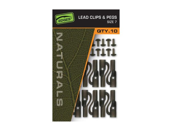 Clip Plomb Fox Edges Naturals Lead Clips & Pegs
