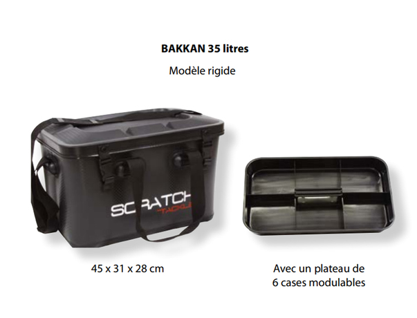 Sac Bakkan Scratch Tackle 35 litres rigide