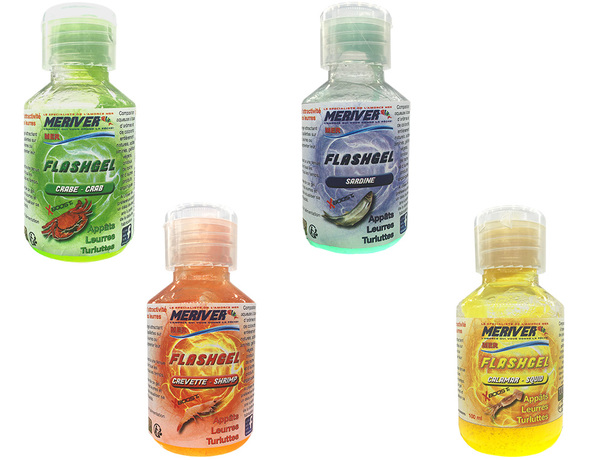 Attractant Meriver Flashgel Pailleté Xboost 100ml