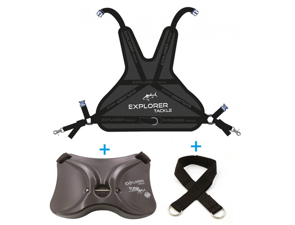 Combo Explorer Tackle Harnais Dorsal + Baudrier Tuna