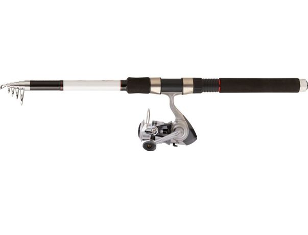 Ensemble Canne téléscopique Daiwa Sweepfire + Moulinet Q830FM