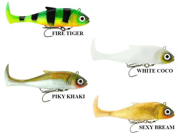 Combo simple leurre armé Fiiish Blaster Shad 13cm