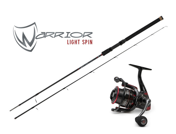 Ensemble Fox Rage Canne Warrior Spinning 2.10m Light + moulinet Warrior 2500