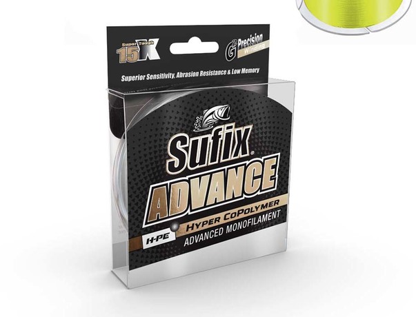 Nylon Sufix Advance 150m Hi-Vis Yellow