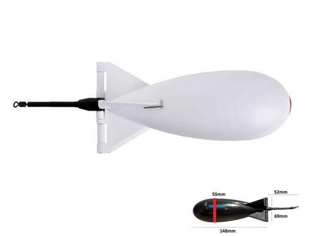 Spomb Bait Rocket Midi Blanc