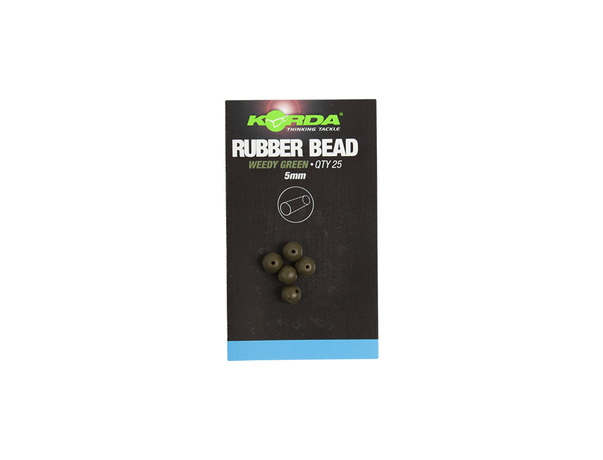 Perles Korda Rubber Beads vertes