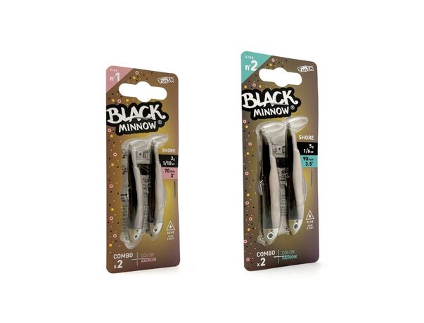 	 Leurre Black Minnow Special Truite