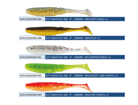 Leurre Sakura Slit Shad Evo 4\'\'