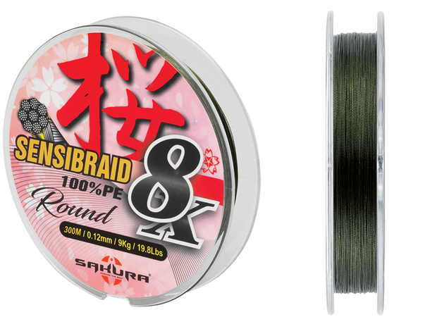 Tresse Sakura 8X Sensibraid 300 m.