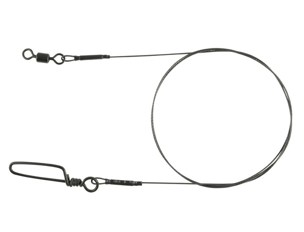 Avançon Spro Matte Black 1X7 titanium émerillon + agrafe