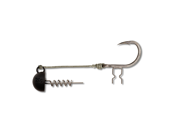 Tête plombée Black Cat Shad Claw Rig