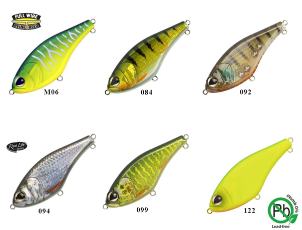 Leurre Sakura Baffeur Jerk SS 10cm 41g.