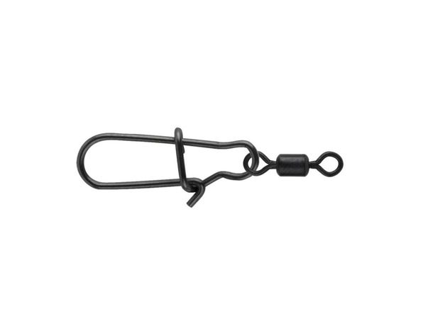 Agrafe Spro Matte Black Easy Snap + Rolling Swivel