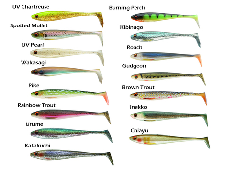 Leurre Souple Daiwa Duck Fin Shad x7 9cm