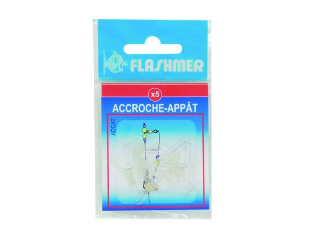 Accroche-appât Flashmer transparent x5