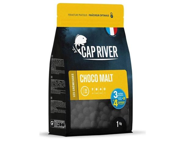 Bouillettes Cap River 1kg Choco Malt