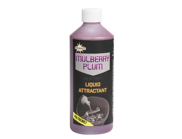 Liquide attractant Dynamite Baits Mulberry Plum 500ml