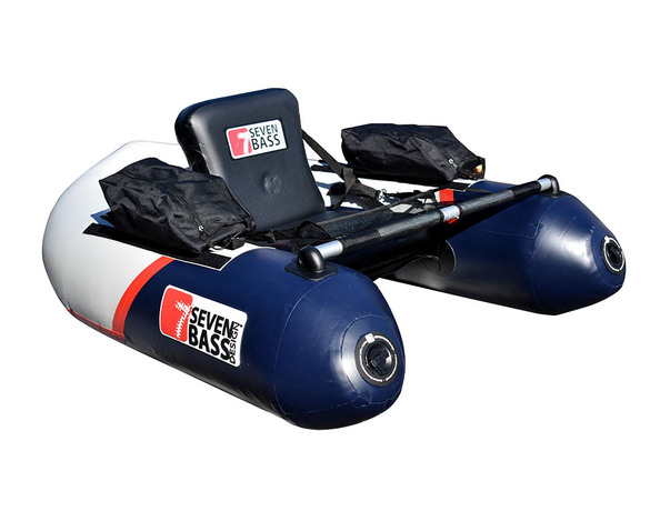 Float Tube Seven Bass Brigad 160 Racing Bleu et Gris