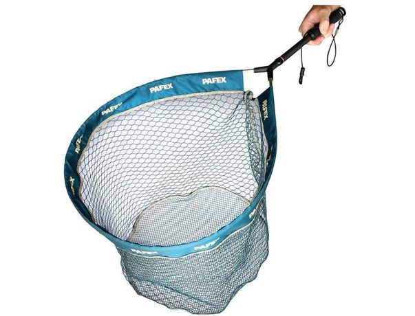 Épuisette Pafex Flynet Manche Carbone Poignée Mousse Eva + Filet Anti-A Flottante