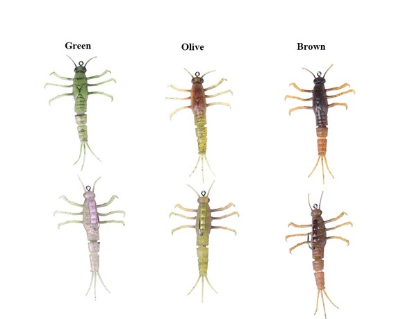 Leurre Savage Gear 3D TPE Mayfly Nymph 5cm