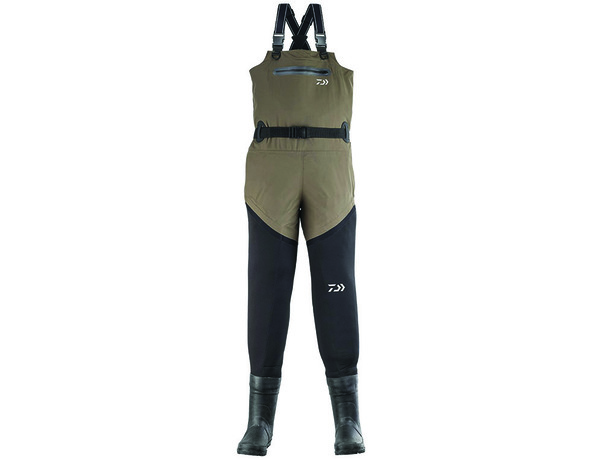 Waders mixte Daiwa respirants 3 couches / néoprène avec bottes caoutchouc