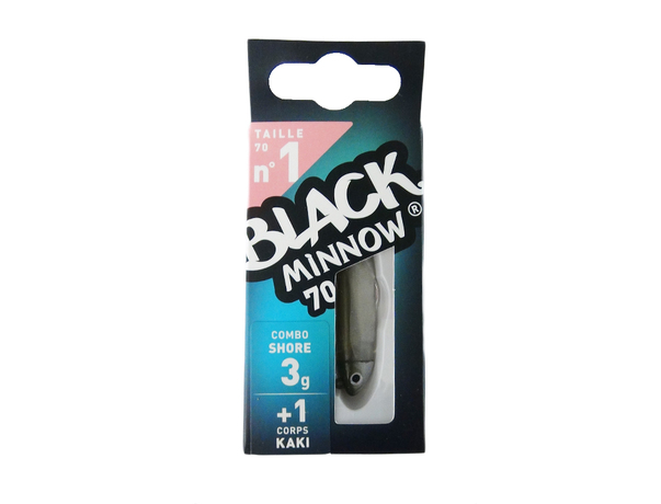 Combo Shore Fiiish Black Minnow 7cm _ 3g.
