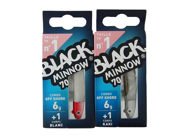 Combo Off Shore Fiiish Black Minnow 7cm _ 6g.