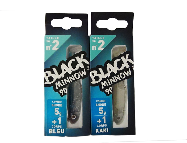 Combo Shore Fiiish Black Minnow 9cm _ 5g.