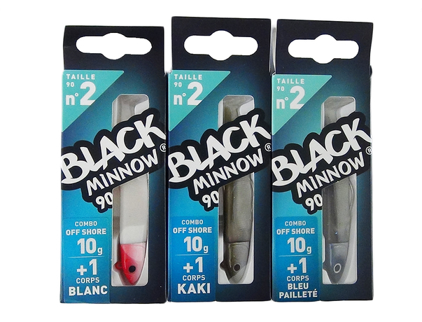 Combo Off Shore Fiiish Black Minnow 9cm _ 10g.