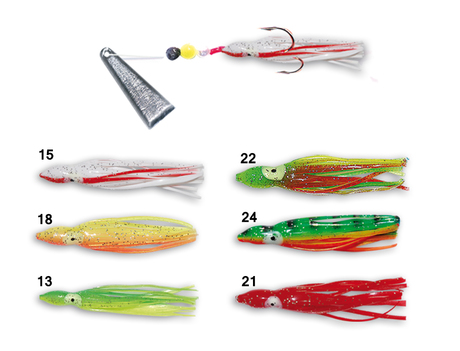 Plomb palette monté Delalande Octopus 15gr 