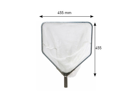 Tête d\'épuisette pro pisciculture Amiaud filet nylon maille 5mm