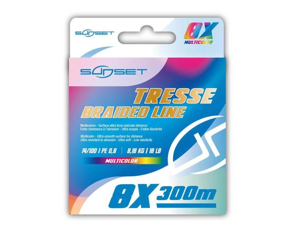 TRESSE 8X RS COMPETITION MULTICOLOR SUNSET