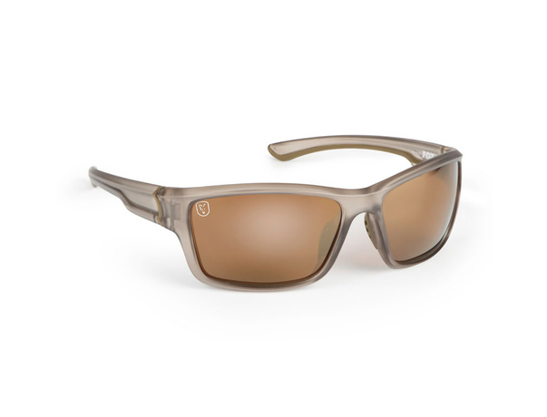 Lunette Fox khaki transparent verre marron