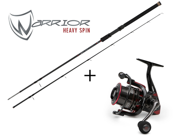 Ensemble Fox Rage Canne Warrior Spinning 2.40m Heavy + moulinet Warrior 3500