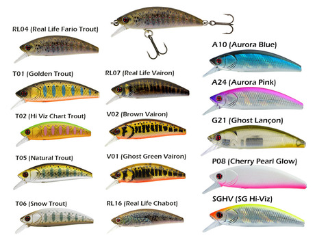 Leurre Coulant Phoxy Minnow HW 72S