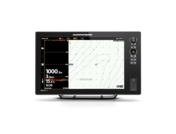 Sondeur Humminbird Combiné Tactile Solix 15G3 version XD, sonde tableau