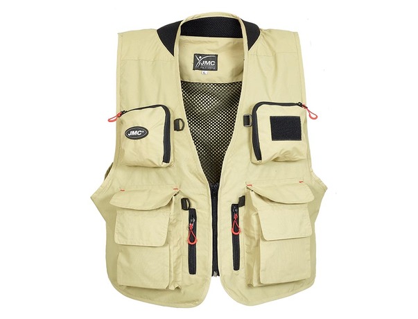 Gilet de pêche JMC Tradition V2 Beige