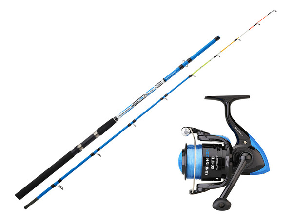 Pack Sunset canne Girelle + moulinet Sunfish