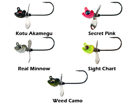 Tête plombée Megabass Okashira Screw Head Shank